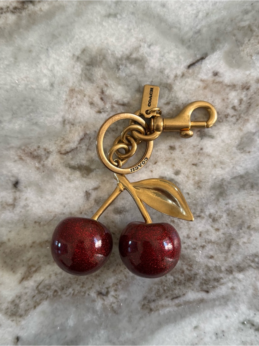 Coach Cherry Bag Charm